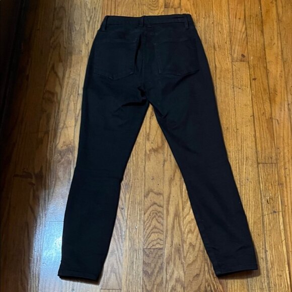 Good American Good Waist Crop Women's Black Jeans Size 27 - Picture 10 of 10